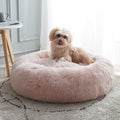 WESTERN HOME WH Calming Dog Bed & Cat Bed, Anti-Anxiety Donut Dog Cuddler Bed by WESTERNHOME
