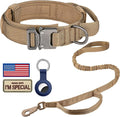 DAGANXI Tactical Dog Collar Leash Set, Adjustable Military Training Nylon Dog by DAGANXI