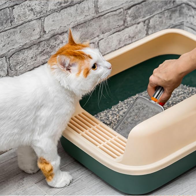 Cat Litter Scoop Stainless Steel Mesh Scooper - Image 9