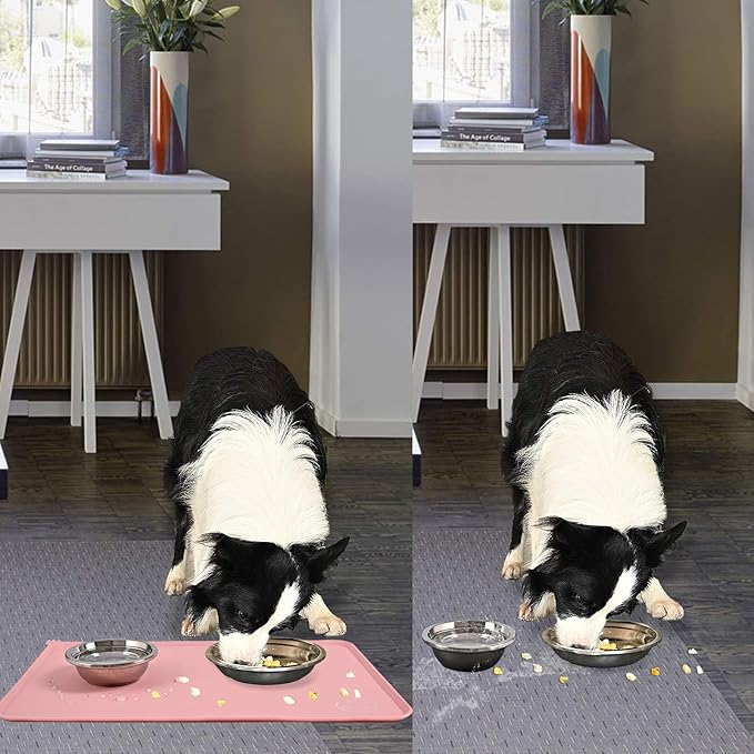 Silicone Waterproof Dog Cat Pet Feeding Mats, Non Slip, Easy Clean Pet Dog Cat - Image 7