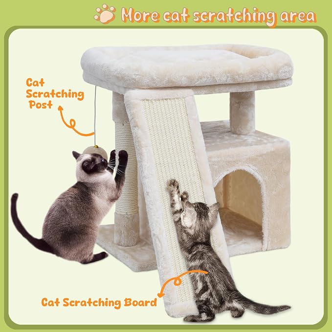 Small Cat Tree for Indoor Cats, Cat Tower - Image 3