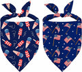 4th of July Dog Bandanas, Patriotic Pet Decorations 2 Pack, Adjustable by Unknown