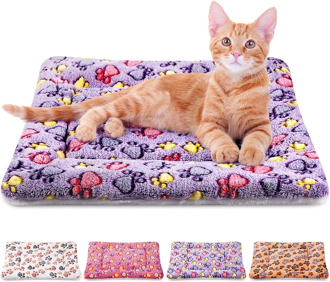 Tuanse 4 Pack Ultra Soft Dog Cat Bed Mat Small Animal Guinea Pig Bed by Tuanse