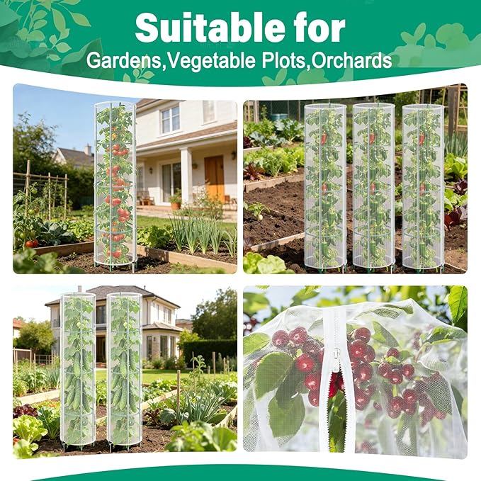 3 Pack Garden Bird Netting Plant Cover - Image 8