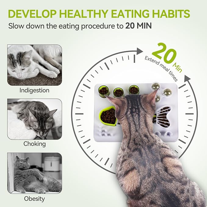 ALL FOR PAWS Interactive Cat Puzzle Feeder - Image 3