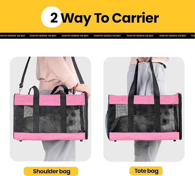 Dog Carrier Soft Sided, Large Cat Carrier - Image 6