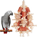Bird Toys, Natural Corn Stick Parrot Toys Hanging in Bird Cages，for Small and by kencunay