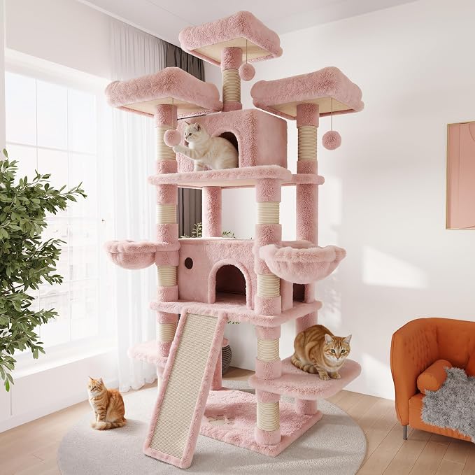 SHA CERLIN 81 Inches Extra Large Cat Tree by SHACERLIN