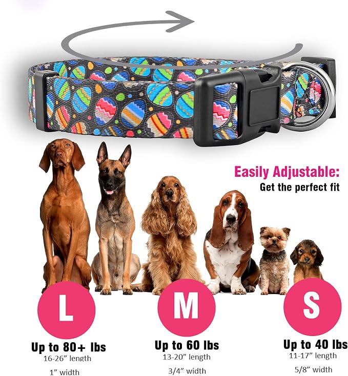 Native Pup Easter Dog Collar, Cute Spring Gift - Image 4