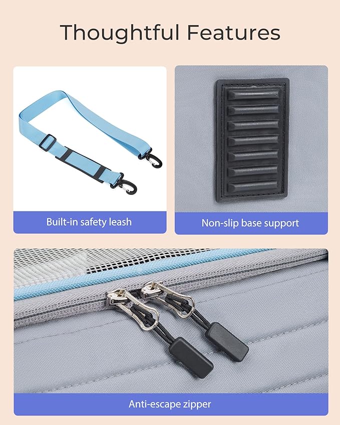 Top-Expandable Pet Carrier: NOBLE DUCK Airline Approved Pet Travel Bag - Image 6