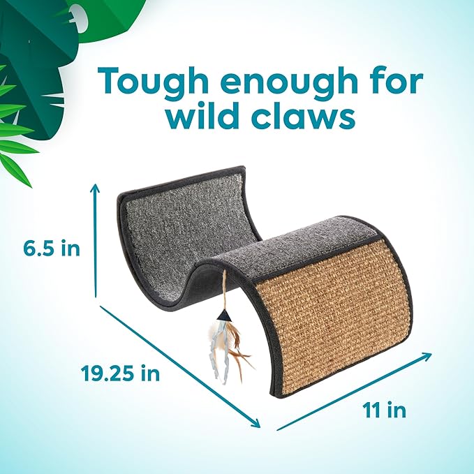 Petlinks Dream Curl Carpet Cat Scratcher, Dual-Surface Cat Scratching Post - Image 3