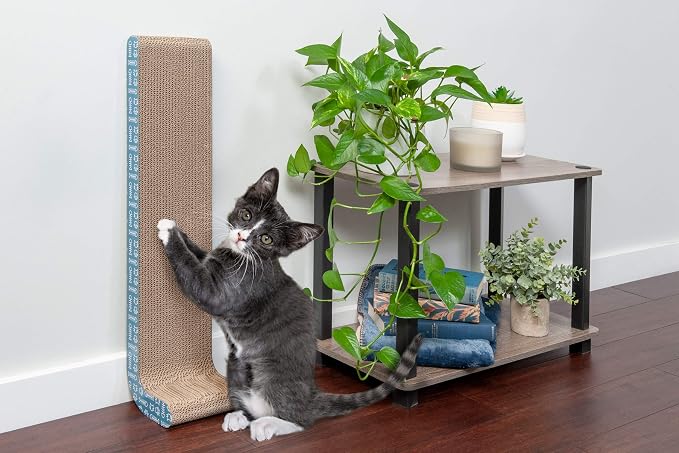 Furhaven 2-Pack Scratching Boards w/ Catnip & Wall-Mounting Hooks - Image 3