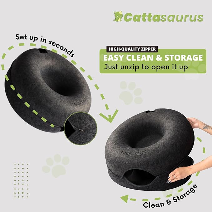 Cattasaurus Peekaboo Cat Cave Donut - Image 5