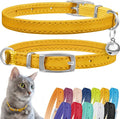 CollarDirect Leather Cat Collar, Cat Safety Collar by CollarDirect