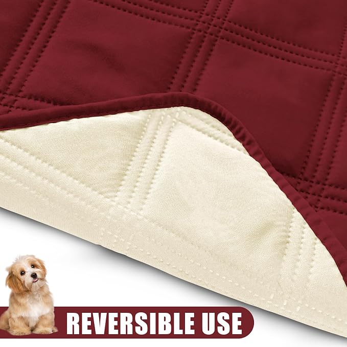 Smiry Waterproof Dog Bed Cover Blanket 68x82, Soft Reversible Pet Blanket - Image 3