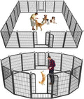 Dog Playpen, 40 inch 14 Panels Dog Pen Indoor Pet Dog Fence Outdoor by Jhsomdr