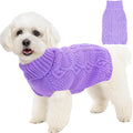 Dog Sweaters for Small Dogs Fall Winter Puppy Sweater Warm Dog Clothes for by Puppishy