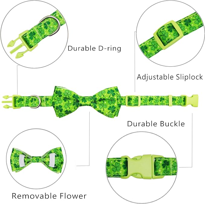St. Patrick Day Dog Collar Adjustable Puppy Collar - Image 3
