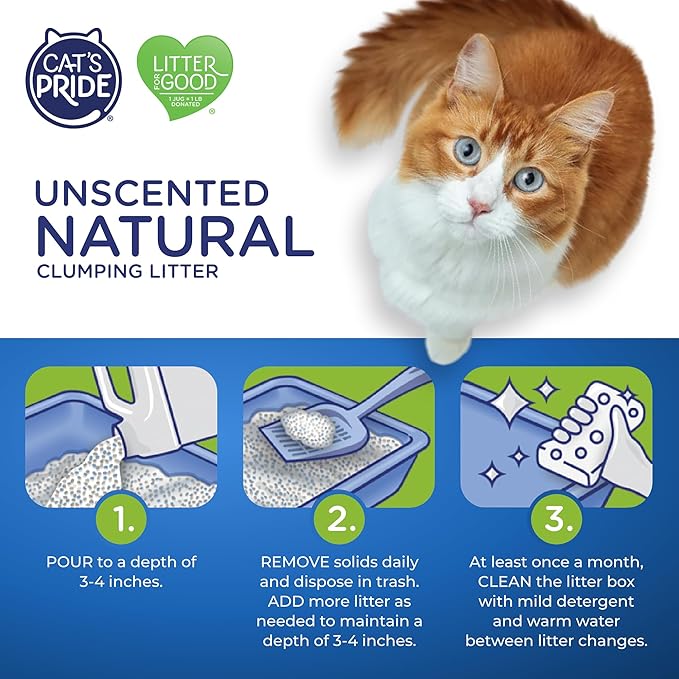 Cat's Pride Lightweight Clumping Litter: Natural - Image 5