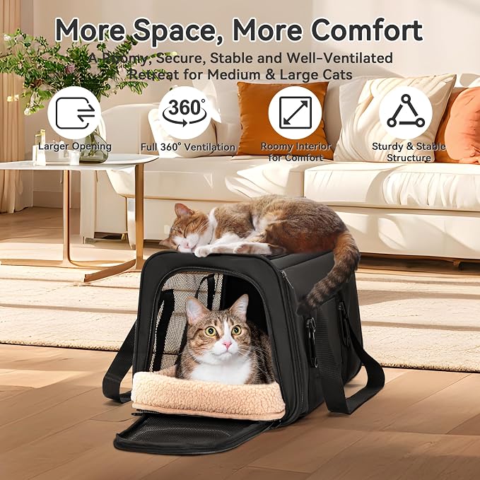 PETSFIT Large Cat Car Carrier - Image 4