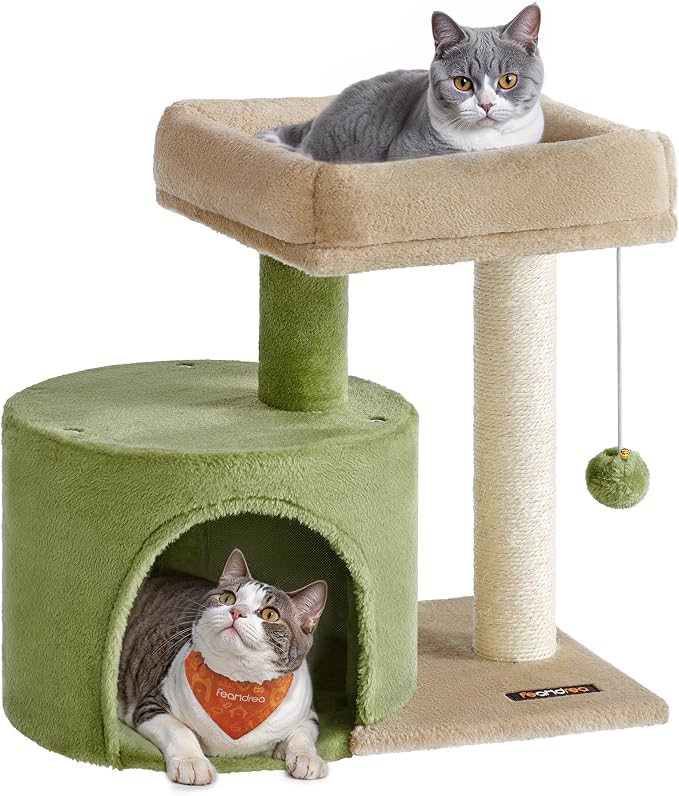 Feandrea Cat Tree, Small Cat Tower by FeandreabySONGMICSHOME