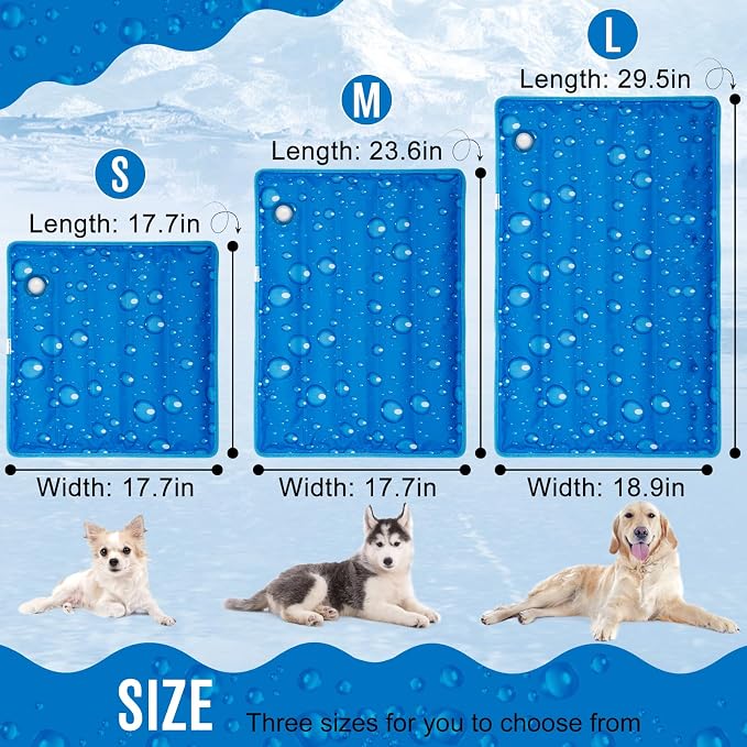Upgrade Dog Cooling Mat Portable Water Injection Pet Cooling Pad Summer Self - Image 6
