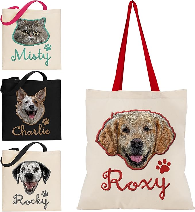 Personalized Canvas Pet Tote Bag by Unknown