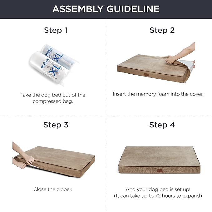 Bedsure Memory Foam Dog Crate Bed - Image 7