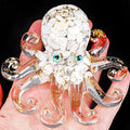 Natural Crystal Gravel Octopus Resin Marine Animals Fish Tank Decorative by RJINGSHICRYSTAL