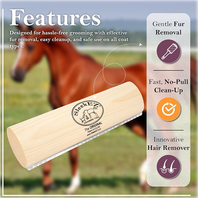 SleekEZ Deshedding Grooming Tool | Horse Brush - Image 6