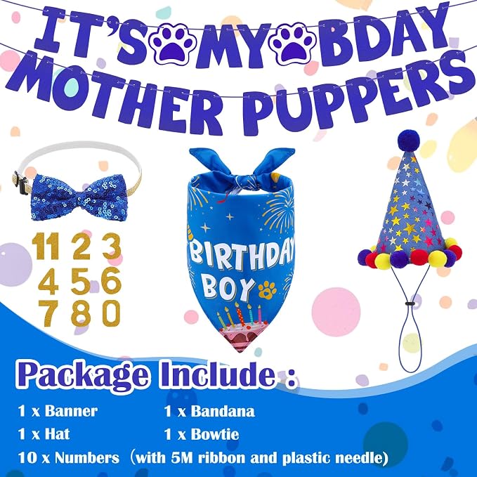 Dog Birthday Decorations, Dog Birthday Hat - Image 5