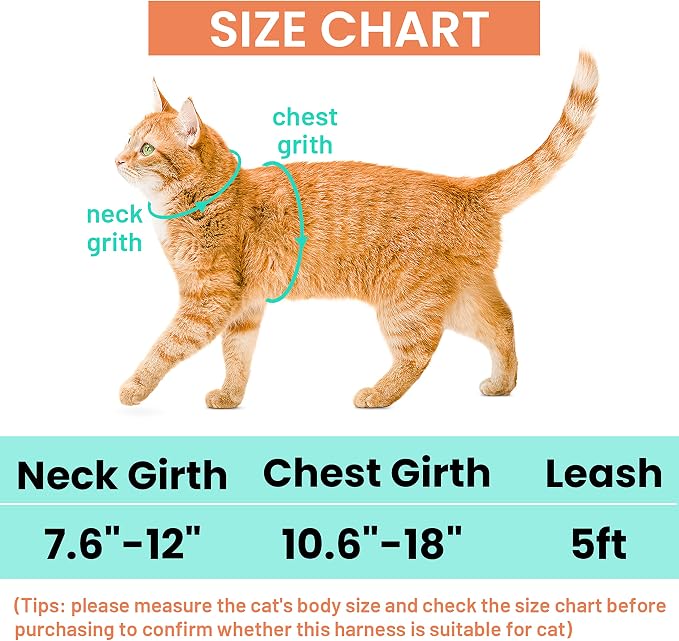 Cat Harness and Leash Escape Proof - Image 2
