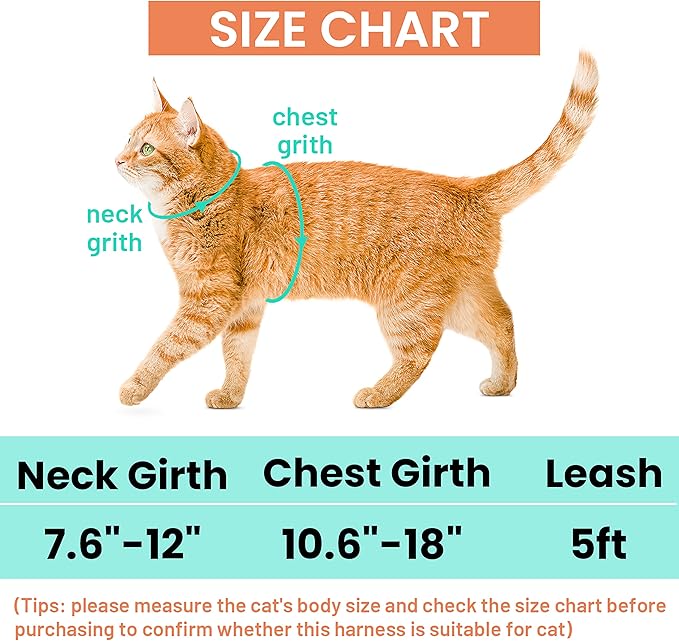 Cat Harness and Leash Escape Proof - Image 2