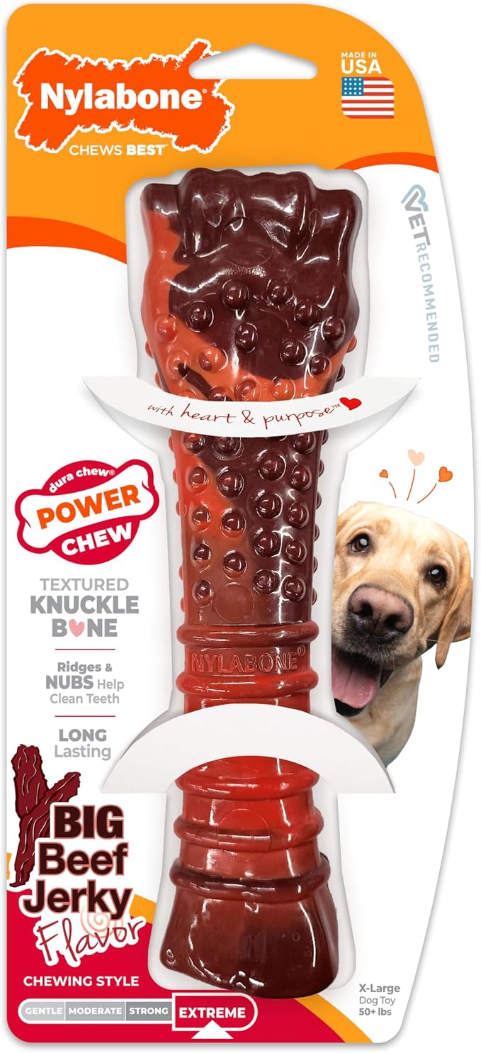 Nylabone Textured Bone Power Chew Toy - Image 9
