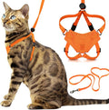 Houdini™ Escape Proof Cat Harness and Leash Set by OutdoorBengal – Orange by OutdoorBengal