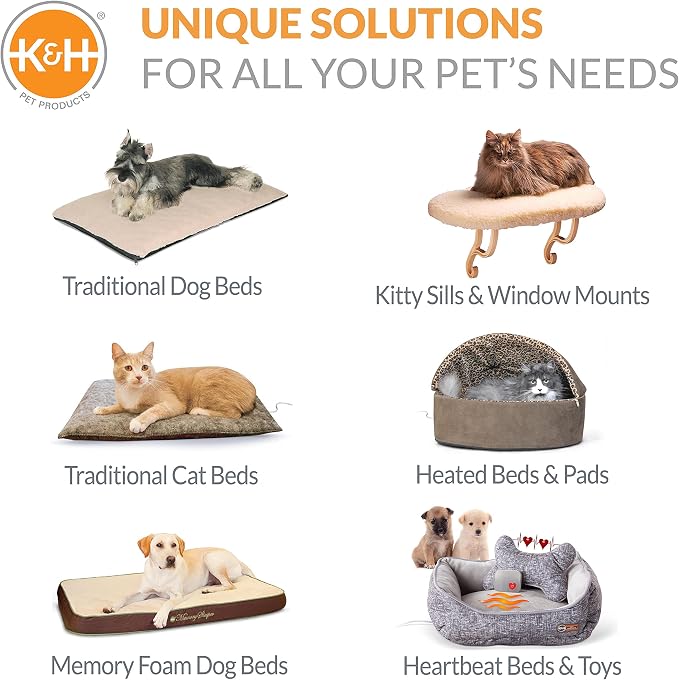 K&H Pet Products Bolster Kitty Sill Cat Window Perch Bed - Image 9