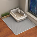 HCY&WLD 2-Pack Cat Litter Mat, Double Layer Honeycomb Waterproof Urine Proof by HCY%26WLD
