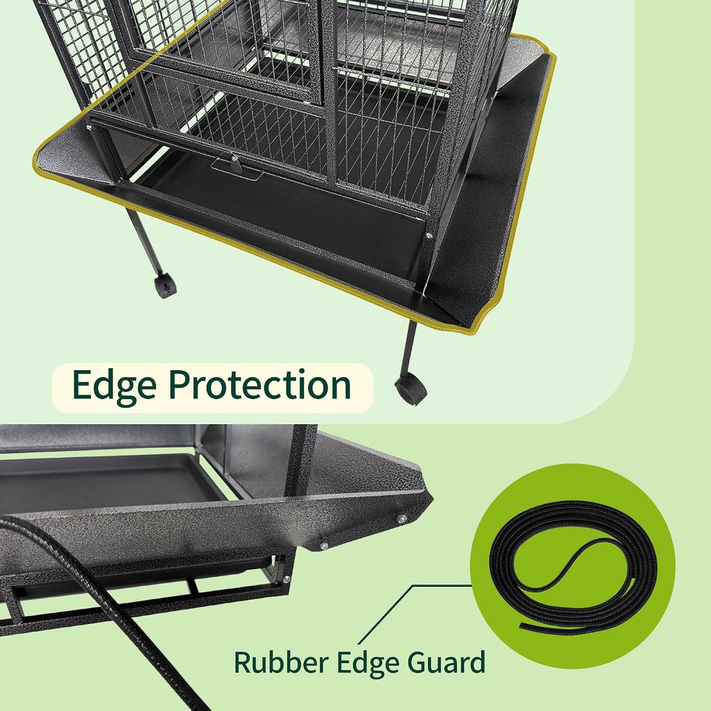 68 Inch Large Bird Cage with Playtop and Stand - GlobalHabitat Supply