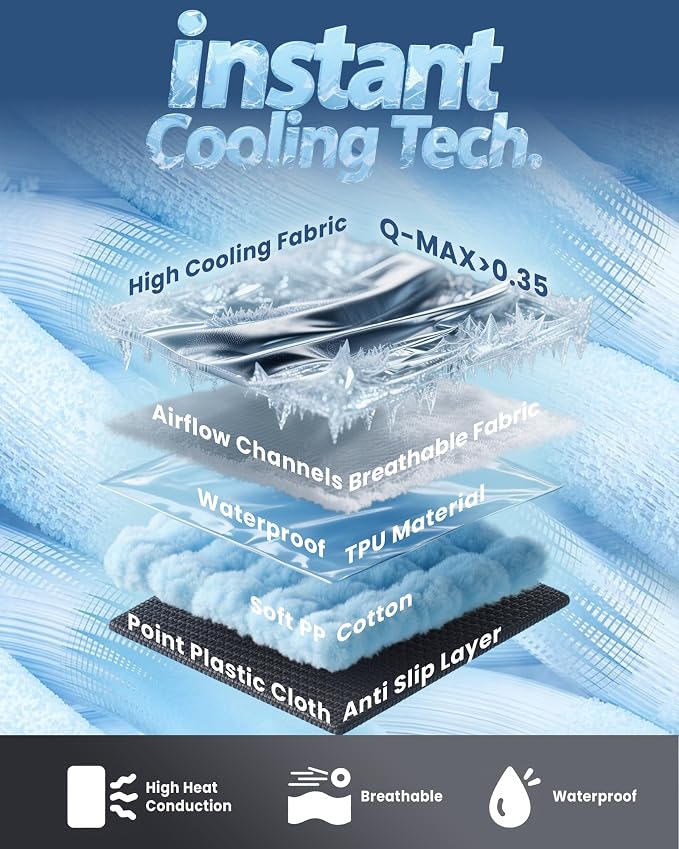 XL Cooling Dog Bed – 45 x 37 inch Waterproof Couch Cover - Image 4