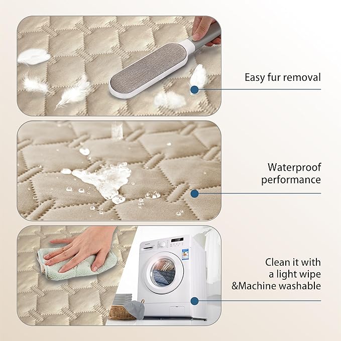 gogobunny 3X Stronger Waterproof Pet Blanket, Scratch Proof Furniture Protector - Image 5