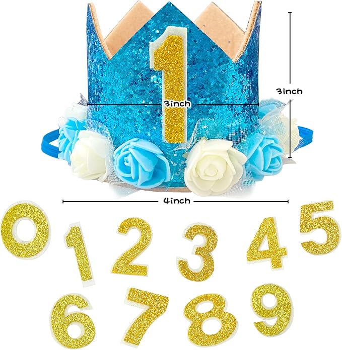 Pet Crown Hat Dog Birthday Reusable Birthday Party Crown - Image 2