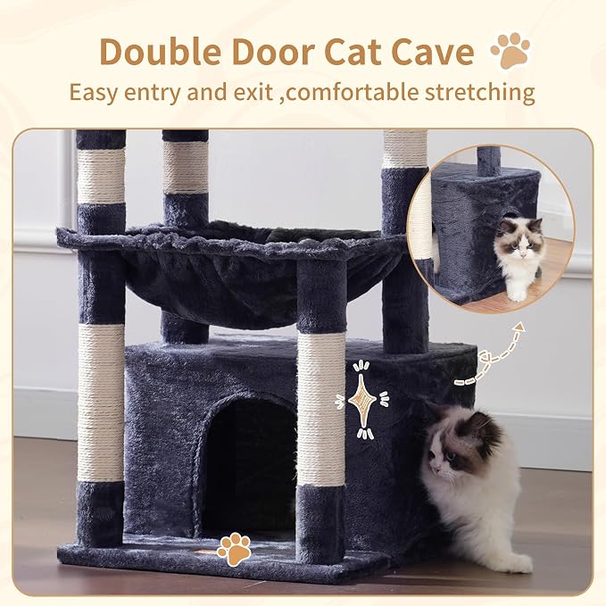 Heybly Cat Tree, Kitten Tower - Image 5