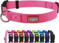 Dog Collar Hot Pink Basic Dog Collars by Penseepet