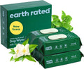 Earth Rated Pet Wipes for Dogs and Cats, Hypoallergenic, 3-in-1 Cleaning by EarthRated