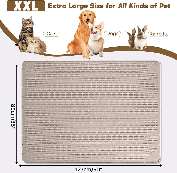 Cat Food Mat, Floor Protection - Image 2