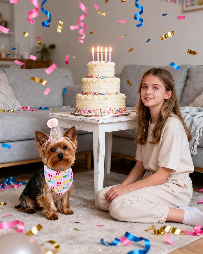 PET SHOW Small Dog Birthday Party Hat - Image 5