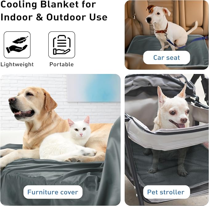 Kritter Planet Waterproof Cooling Dog Mat, Soft Pet Blanket - Image 5