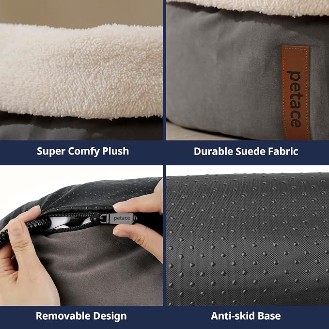 Heated Cat Bed with Auto Shut Off Timer, 17.7" x 13.7" Adjustable Temperature - Image 6