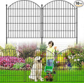 Decorative Garden Fence 32in x24ft, 10 Pack No Dig Fence Animal Barrier by Thrivinest