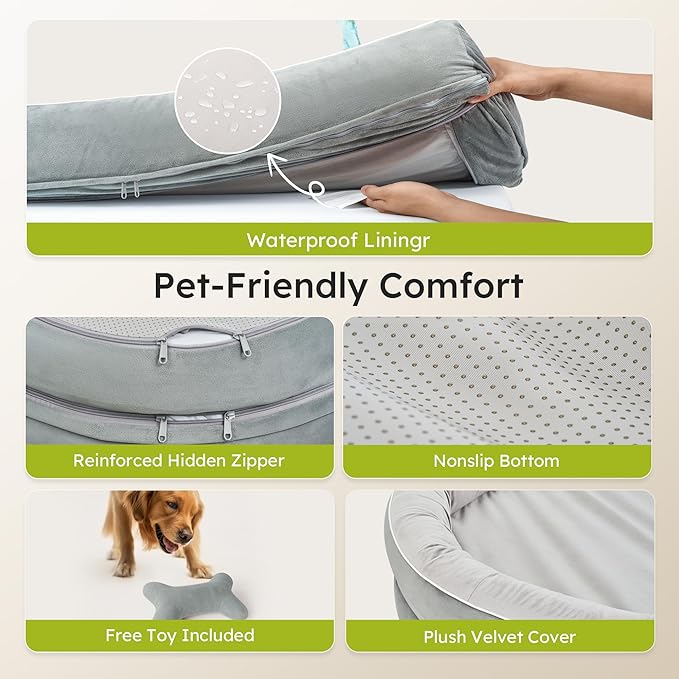 Large Orthopedic Dog Bed, 36 in. Dog Bed - Image 5